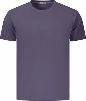 Blue Cotton Men's T-Shirt