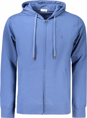 Blue Cotton Mens Sweatshirt