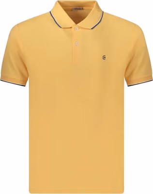 Orange Cotton Men's Polo Shirt