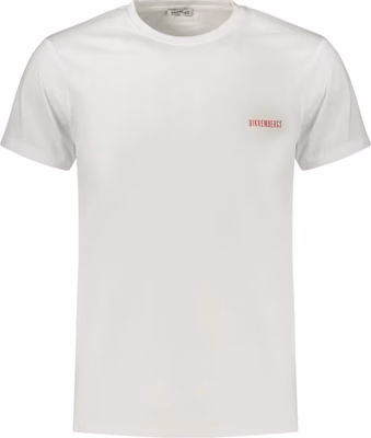 White Cotton Mens T-Shirt