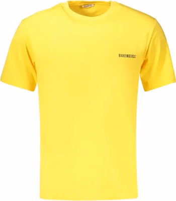 Yellow Cotton Men's T-Shirt