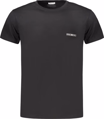 Black Cotton Men's T-Shirt