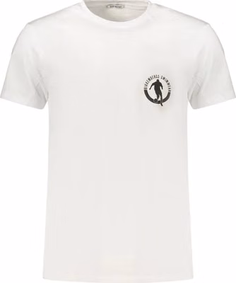 White Cotton Men's T-Shirt