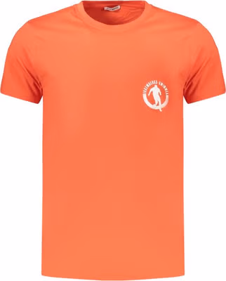 Orange Cotton Men's T-Shirt