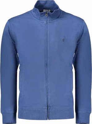 Blue Cotton Men's Sweatshirt