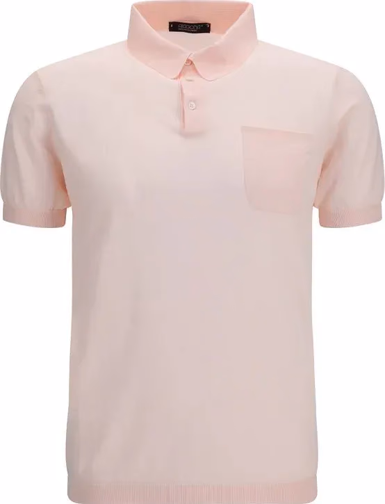 Aragona Cashmere Multicolor Cotton Polo Shirt