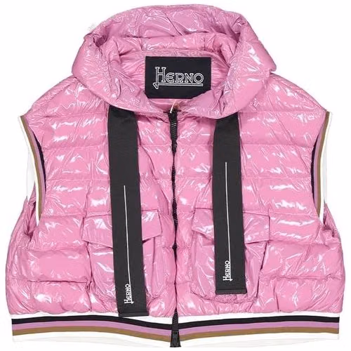 Herno Multicolor Polyamide Sleeveless Jacket