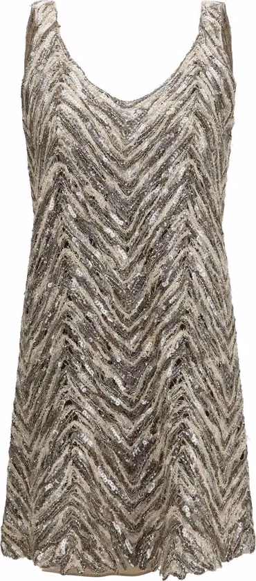 Brunello Cucinelli Beige Paper Cocktail Dress