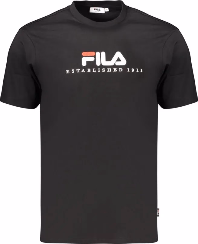 Fila Black Cotton Men's T-Shirt