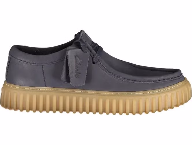 Clarks Blue Leather Men's Classic Shoe