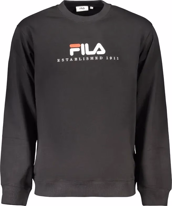 Fila Black Cotton Men's Sweatshirt