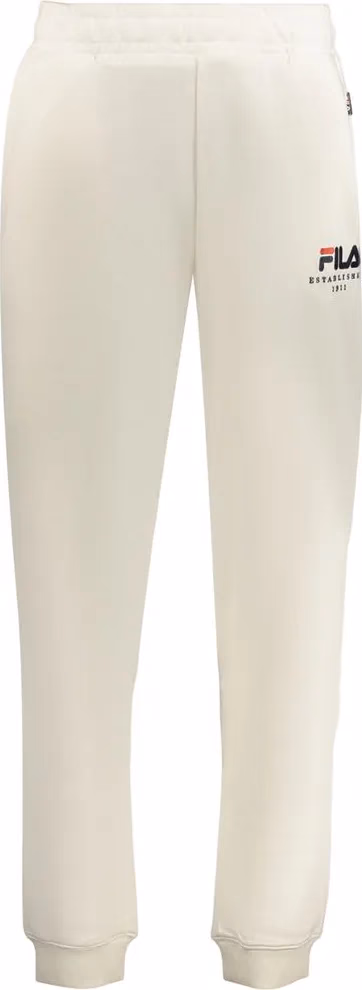 Fila White Cotton Men's Trousers