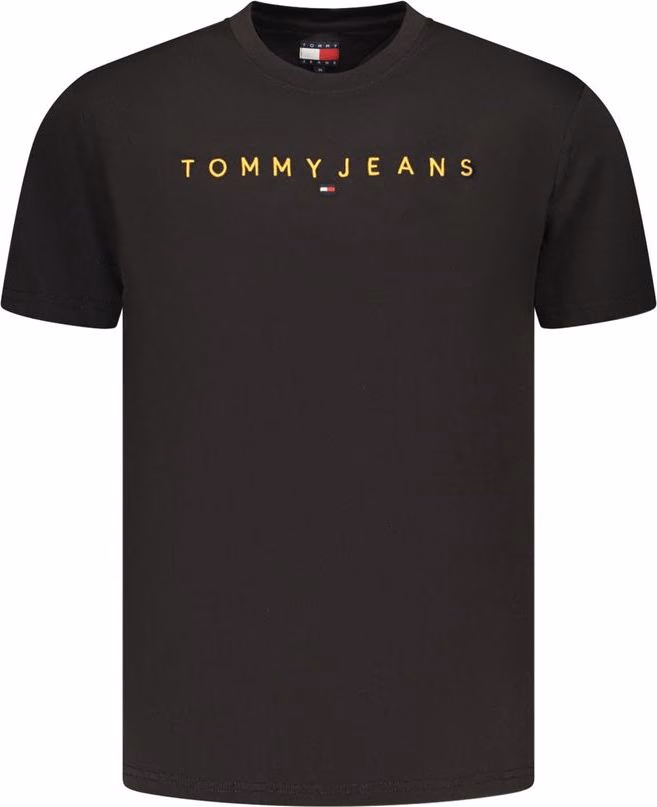 Tommy Hilfiger Black Cotton Men's T-Shirt