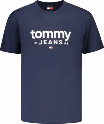 Blue Cotton Men's T-Shirt