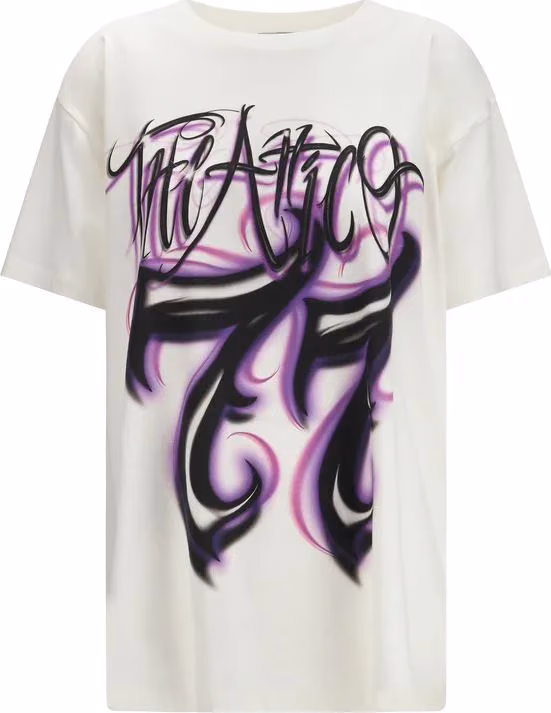 The Attico White Cotton T-Shirt