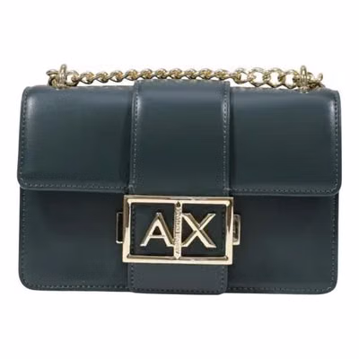 Green Polyester Handbag