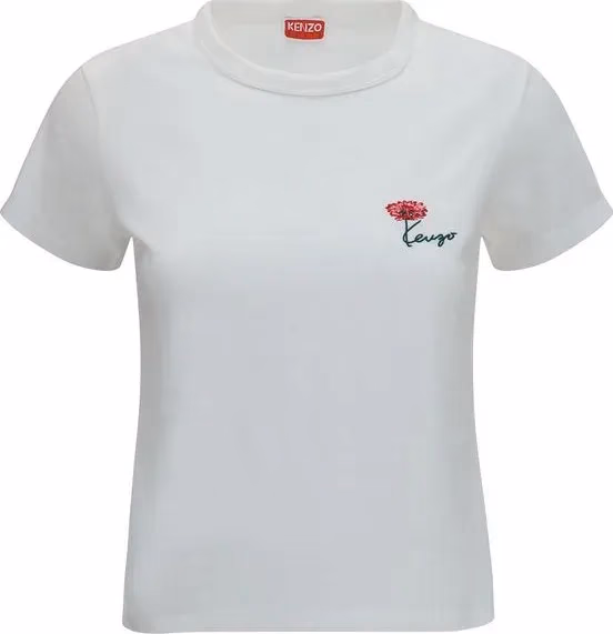 Kenzo White Cotton T-Shirt