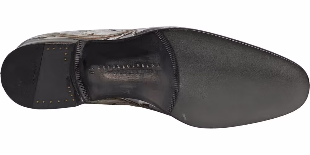 Dolce & Gabbana Multicolor Roman Slip On Dress Loafers Shoes