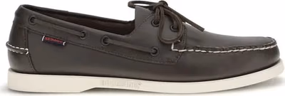 Brown Calf Leather Bos Taurus Slip-On Loafers