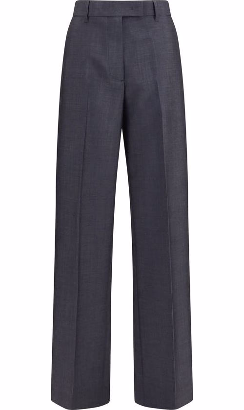 Miu Miu Gray Wool Oves Aries Dress Pants