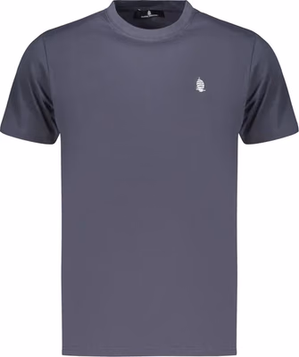 Blue Cotton Men's T-Shirt