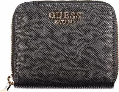 Nero Poliuretano Women Wallet