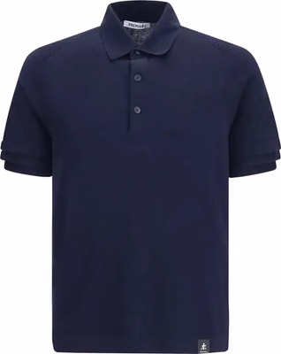 Blue Cotton Polo Shirt