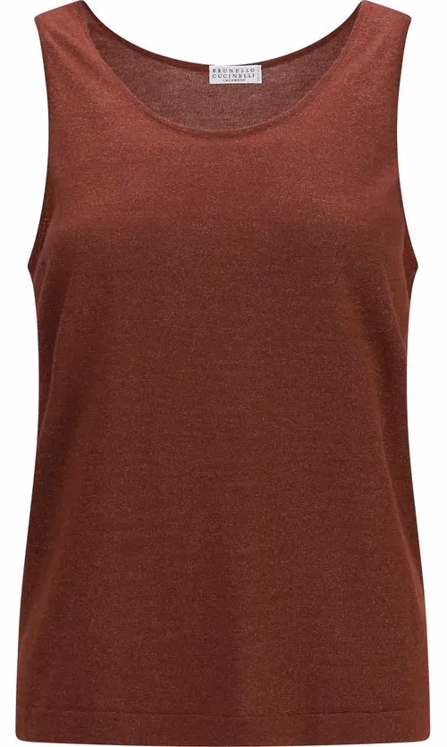 Brunello Cucinelli Multicolor Cashmere Tank Tops