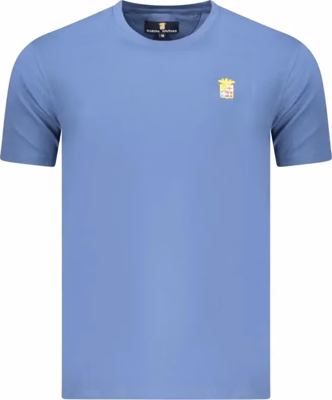 Marina Militare Blue Cotton Men's T-Shirt