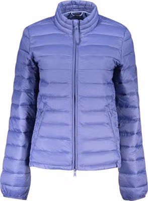 Blue Polyester Women's Jacket
