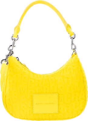 Marc Jacobs Monogram Terry Fabric Golden Kiwi Hobo Shoulder Bag Purse