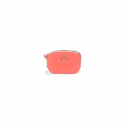 Kate Spade New York Women'S Kourtney Pebbled Leather Zip Around Camera Crossbody Bag (Stoplight)