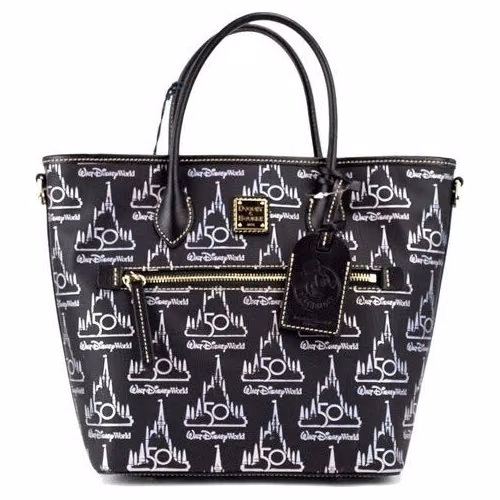 Dooney & Bourke Dooney & Bourke Black Walt Disney World 50th Anniversary Leather Tote Bag