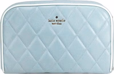 Kate Spade Carey Mini Wild Sage Quilted Smooth Leather Camera Crossbody Bag