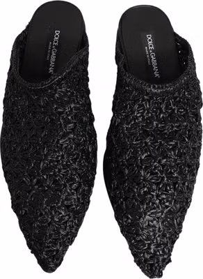 Black Mules Slides Slippers Men Flats Shoes