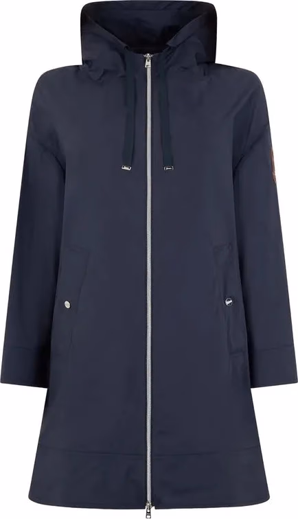 Herno Blue Elastane Coat