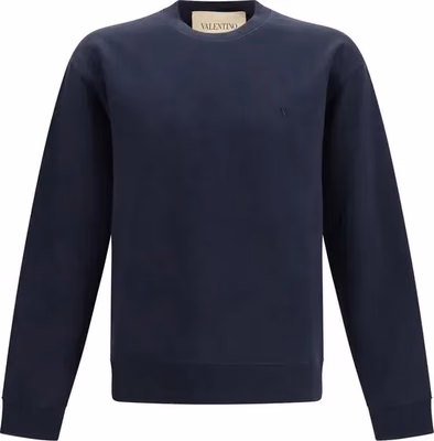 Blue Cotton Sweatshirt