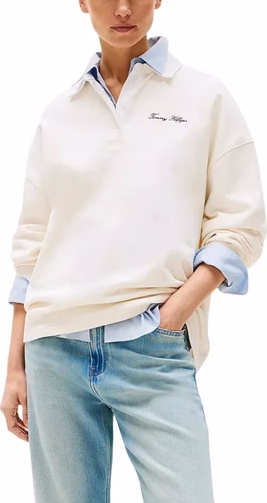 Tommy Hilfiger Beige Polyamide Sweatshirt