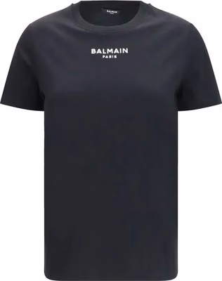 Black Cotton T-Shirt