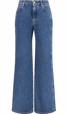 Blue Cotton Jeans Denim