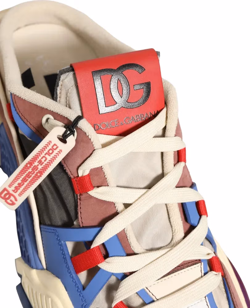 Dolce & Gabbana Multicolor Low Top Airmaster Sneakers Shoes