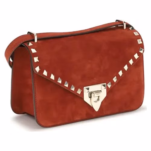 Valentino Garavani Multicolor Suede Leather Shoulder Bag
