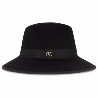 Black Cotton Fedora