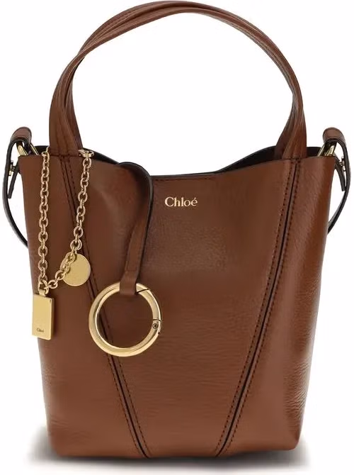 Chloé Brown Calf Leather Bos Taurus Shoulder Bag