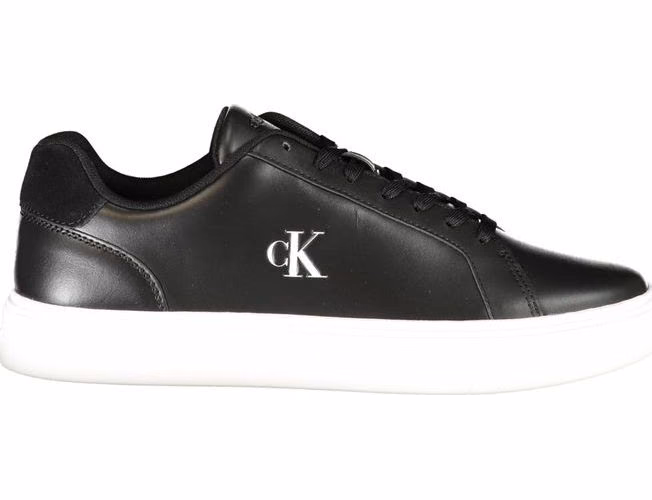 Calvin Klein Black Polyurethane Men's Sneaker