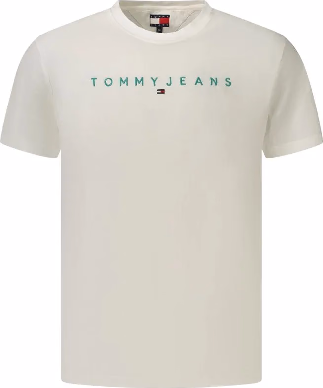 Tommy Hilfiger White Cotton Men's T-Shirt