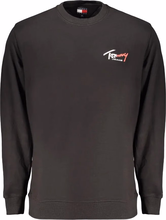 Tommy Hilfiger Black Cotton Men's Sweatshirt