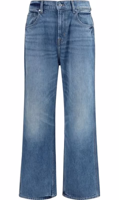 Blue Cotton Relaxed Fit Jeans