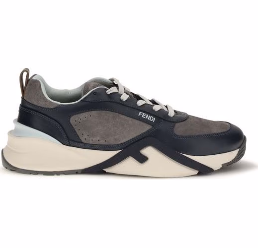 Fendi Multicolor Calf Leather Bos Taurus Athletic Sneakers