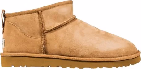 UGG Beige Leather Ankle Boots